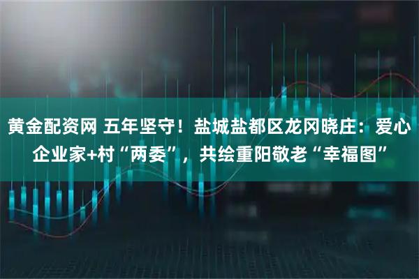 黄金配资网 五年坚守！盐城盐都区龙冈晓庄：爱心企业家+村“两委”，共绘重阳敬老“幸福图”